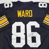 image:imageAutographedSigned Hines Ward Pittsburgh Black Retro Football Jersey Beckett BAS COA