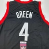 image:imageAutographedSigned Jalen Green 4 Houston Black Basketball Jersey JSA COA