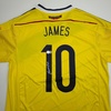 image:imageAutographedSigned James Rodriguez Columbia Yellow Soccer Futbol Jersey Beckett BAS COA