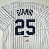 image:imageAutographedSigned Jason Giambi New York Pinstripe Baseball Jersey PSADNA COA