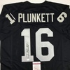 image:imageAutographedSigned Jim Plunkett Oakland Black Football Jersey JSA COA