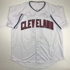 image:imageAutographedSigned Jose Ramirez Cleveland White Baseball Jersey Beckett BAS COA