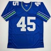 image:imageAutographedSigned Kenny Easley HOF 17 Seattle Blue Football Jersey JSA COA