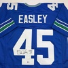image:imageAutographedSigned Kenny Easley HOF 17 Seattle Blue Football Jersey JSA COA
