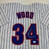 image:imageAutographedSigned Kerry Wood 98 ROY Chicago Pinstripe Baseball Jersey Beckett BAS COA