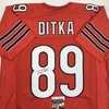 image:imageAutographedSigned Mike Ditka Chicago Orange Football Jersey JSA COA