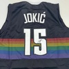 image:imageAutographedSigned Nikola Jokic Denver Black Rainbow Basketball Jersey JSA COA