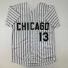image:imageAutographedSigned Ozzie Guillen Chicago Pinstripe Baseball Jersey JSA COA