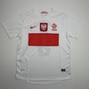image:imageAutographedSigned Robert Lewandowski Poland White Soccer Futbol Jersey Beckett BAS COA