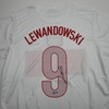 image:imageAutographedSigned Robert Lewandowski Poland White Soccer Futbol Jersey Beckett BAS COA