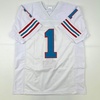 image:imageAutographedSigned Warren Moon HOF 06 Houston White Football Jersey JSA COA