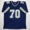 image:imageAutographedSigned Zack Martin Dallas Blue Football Jersey Beckett BAS COA