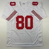 image:imageFacsimile Autographed Jerry Rice San Francisco White Reprint Laser Auto Football Jersey Size Mens XL