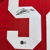 image:imageFramed AutographedSigned Patrick Willis 35x39 San Francisco Red Football Jersey Beckett BAS COA