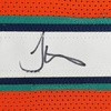 image:imageFramed AutographedSigned Tyreek Hill 35x39 Miami Orange Retro Football Jersey JSA COA