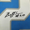 image:imageFramed Facsimile Autographed Billy Sims 35x39 Detroit Blue Reprint Laser Auto Football Jersey