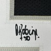 image:imageFramed Facsimile Autographed David Robinson 35x39 San Antonio Black Reprint Laser Auto Basketball Jersey