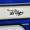 image:imageFramed Facsimile Autographed Dwight Howard 35x39 Orlando Blue Pinstripe Reprint Laser Auto Basketball Jersey