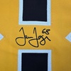 image:imageFramed Facsimile Autographed Jaromir Jagr 35x39 Pittsburgh Black Reprint Laser Auto Hockey Jersey