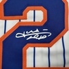 image:imageFramed Facsimile Autographed Juan Soto 35x39 New York Pinstripe Reprint Laser Auto Baseball Jersey