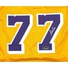 image:imageFramed Facsimile Autographed Luka Doncic 35x39 Los Angeles LA Yellow Reprint Laser Auto Basketball Jersey