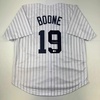 image:imageAutographedSigned Aaron Boone New York Pinstripe Baseball Jersey Beckett BAS COA