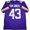 image:imageAutographedSigned Andrew Van Ginkel Minnesota Purple Football Jersey JSA COA