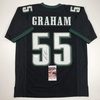 image:imageAutographedSigned Brandon Graham Philadelphia Black Football Jersey JSA COA