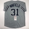 image:imageAutographedSigned Dave Winfield New York Grey Baseball Jersey JSA COA