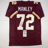 image:imageAutographedSigned Dexter Manley Washington Burgundy Football Jersey JSA COA