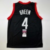 image:imageAutographedSigned Jalen Green 4 Houston Black Basketball Jersey JSA COA