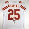 image:imageAutographedSigned Jamaal Charles Kansas City White Football Jersey JSA COA
