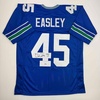 image:imageAutographedSigned Kenny Easley HOF 17 Seattle Blue Football Jersey JSA COA