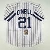 image:imageAutographedSigned Paul ONeill New York Pinstripe Baseball Jersey JSA COA