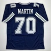 image:imageAutographedSigned Zack Martin Dallas Blue Football Jersey Beckett BAS COA