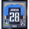image:imageFramed AutographedSigned Chris Johnson 33x42 Tennessee Dark Blue Football Jersey JSA COA
