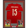 image:imageFramed AutographedSigned Joao Neves 35x39 Portugal Soccer Team World Cup Jersey JSA COA