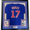 image:imageFramed AutographedSigned Mark Grace 33x42 Chicago Blue Baseball Jersey JSA COA