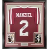 image:imageFramed Facsimile Autographed Johnny Manziel 35x39 Texas AampM Maroon Reprint Laser Auto College Football Jersey