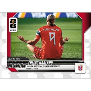 image:image2026 Panini Instant FIFA World Cup Erling Haaland 42 SpotOn Superstar Striker Scores Twice Norway Soccer Card