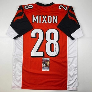 image:imageAutographedSigned Joe Mixon Cincinnati Orange Football Jersey JSA COA