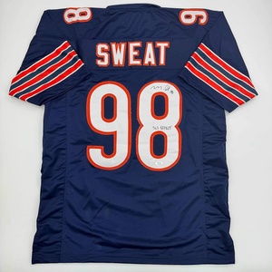 image:imageAutographedSigned Montez Sweat Tez Effect Chicago Blue Football Jersey PSA COA