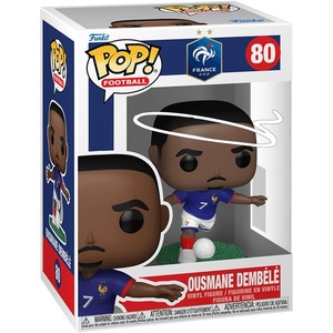 image:imageOusmane Dembele 80 France Facsimile Signed Reprint Laser Autographed Funko POP Soccer Figurine with Protector Case