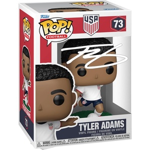 image:imageTyler Adams 73 United States USA Facsimile Signed Reprint Laser Autographed Funko POP Soccer Figurine with Protector Case