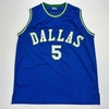 image:imageFacsimile Autographed Jason Kidd Dallas Blue Reprint Laser Auto Basketball Jersey Size Mens XL