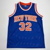 image:imageFacsimile Autographed KarlAnthony Towns New York Blue Reprint Laser Auto Basketball Jersey Size Mens XL