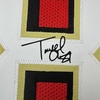 image:imageFacsimile Autographed Terrell Owens San Francisco Red Reprint Laser Auto Football Jersey Size Mens XL