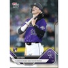 image:image2025 Topps Now Zac Veen 52 First Career Hit in MLB Debut for Top Prospect Colorado Rockies Rookie RC Baseball Card