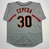 image:imageAutographedSigned Orlando Cepeda San Francisco Grey Baseball Jersey JSA COA