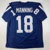 image:imageFacsimile Autographed Archie Manning Ole Miss Blue Reprint Laser Auto College Football Jersey Size Mens XL